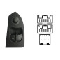 PULSANTIERA ALZACRISTALLI PORTA ANTERIORE SINISTRA 24 PIN 2 INTERRUTTORI COMANDI RETROVISORI CITROEN JUMPER II 244 20022006    