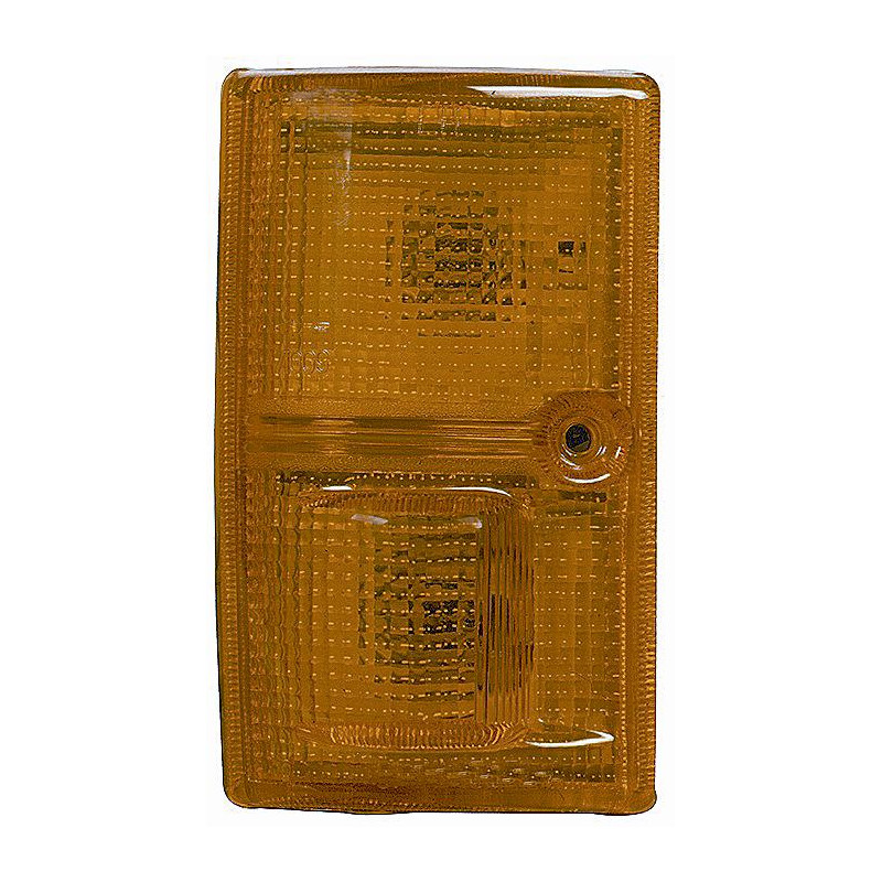 FANALE ANTERIORE DESTRO CON PORTALAMPADA ARANCIO PIAGGIO PORTER 19972009