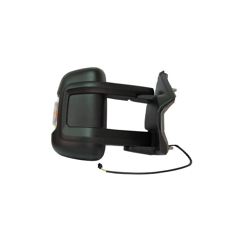 RETROVISORE ELETTRICO DESTRO BRACCIO LUNGO TERMICO VETRO CONVESSO CON FANALINO INTEGRATO CITROEN JUMPER III 20062014, FIAT DUCA