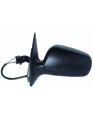 RETROVISORE MECCANICO DESTRO BRACCIO CORTO NERO VETRO CONVESSO SKODA FABIA 6Y26Y36Y5 19992007