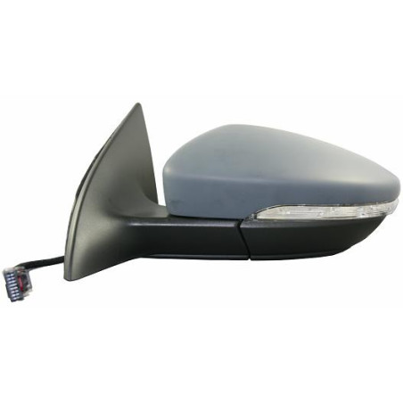 RETROVISORE ELETTRICO DESTRO 13 PIN CON PRIMER TERMICO VETRO CONVESSO RICHIUDIBILE ELETTRICAMENTE CON FANALINO INTEGRATO CON LU