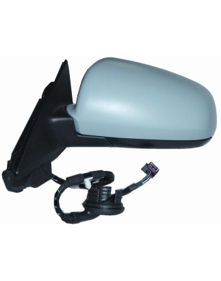 RETROVISORE ELETTRICO DESTRO CON PRIMER TERMICO VETRO CONVESSO AUDI A3 8P18PA 20032008 VERS SPORTBACK, AUDI A4 8E28E5 20002004,