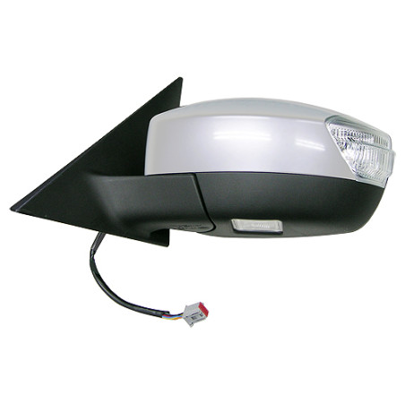 RETROVISORE ELETTRICO SINISTRO 12 PIN CON PRIMER TERMICO ASFERICO RICHIUDIBILE ELETTRICAMENTE CON FANALINO INTEGRATO CON LUCE D