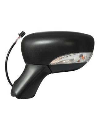 RETROVISORE ELETTRICO DESTRO NERO 9 PIN TERMICO VETRO CONVESSO CON FANALINO INTEGRATO CON SONDA RENAULT CLIO IV BHKH 20132016, 