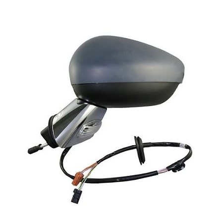 RETROVISORE ELETTRICO SINISTRO 7 PIN BASE CROMATA CON PRIMER TERMICO VETRO CONVESSO CON FANALINO INTEGRATO CITROEN C3 SC 201020
