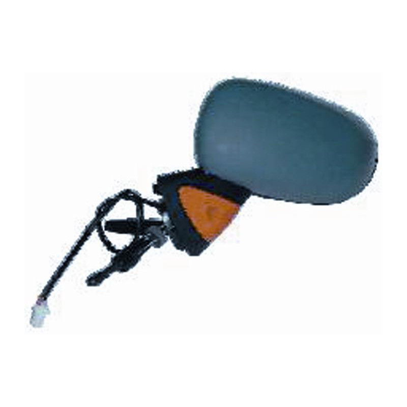 RETROVISORE MECCANICO SINISTRO CON PRIMER ASFERICO CON FANALINO INTEGRATO ARANCIO RENAULT MODUS FJP0 20052008