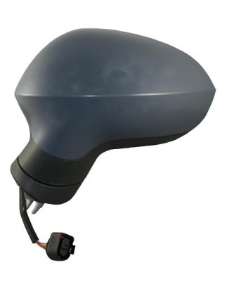 RETROVISORE ELETTRICO SINISTRO 7 PIN CON PRIMER TERMICO VETRO CONVESSO RICHIUDIBILE ELETTRICAMENTE SEAT LEON 1P1 20052013VERS 2
