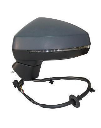 RETROVISORE ELETTRICO DESTRO 14 PIN CON PRIMER TERMICO ASFERICO RICHIUDIBILE ELETTRICAMENTE CON FANALINO INTEGRATO CON MEMORIA 