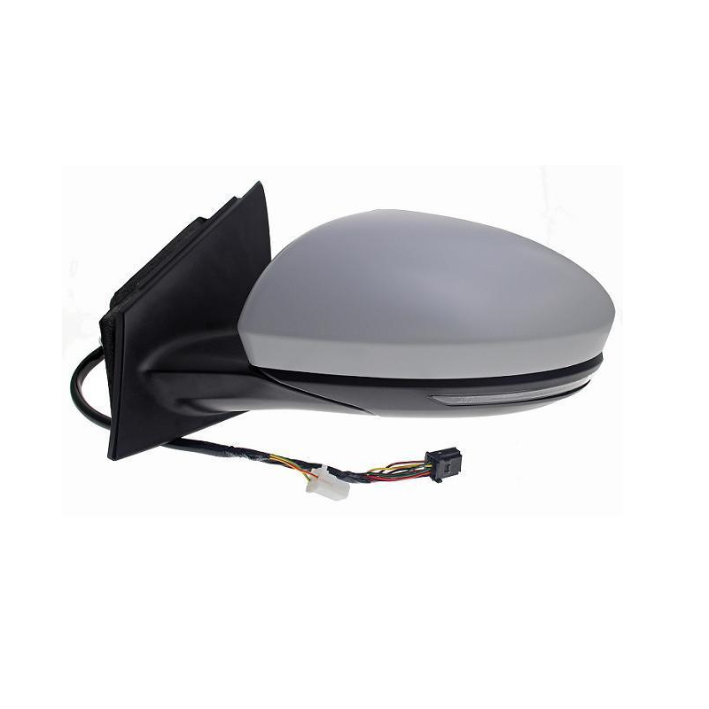 RETROVISORE ELETTRICO SINISTRO 13 PIN CON PRIMER TERMICO RICHIUDIBILE ELETTRICAMENTE CON FANALINO INTEGRATO CON LUCE DI CORTESI