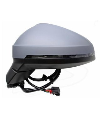 RETROVISORE ELETTRICO DESTRO 15 PIN CON PRIMER TERMICO ASFERICO RICHIUDIBILE ELETTRICAMENTE CON FANALINO INTEGRATO CON MEMORIA 