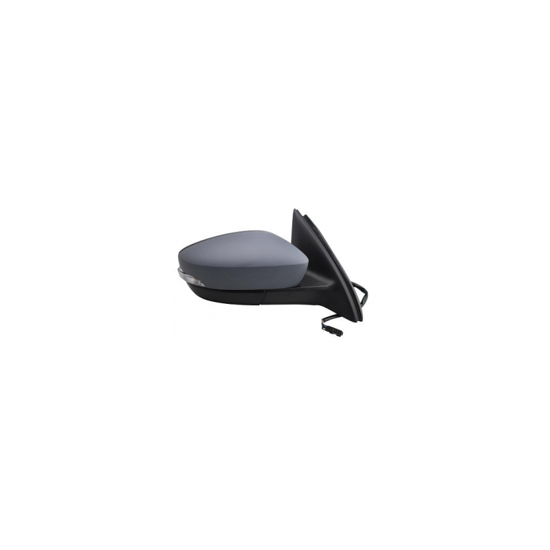 RETROVISORE ELETTRICO DESTRO 6 PIN 2017 CON PRIMER TERMICO VETRO CONVESSO SEAT TOLEDO KG3 2012VERS 2016 , SKODA FABIA NJ3 20142