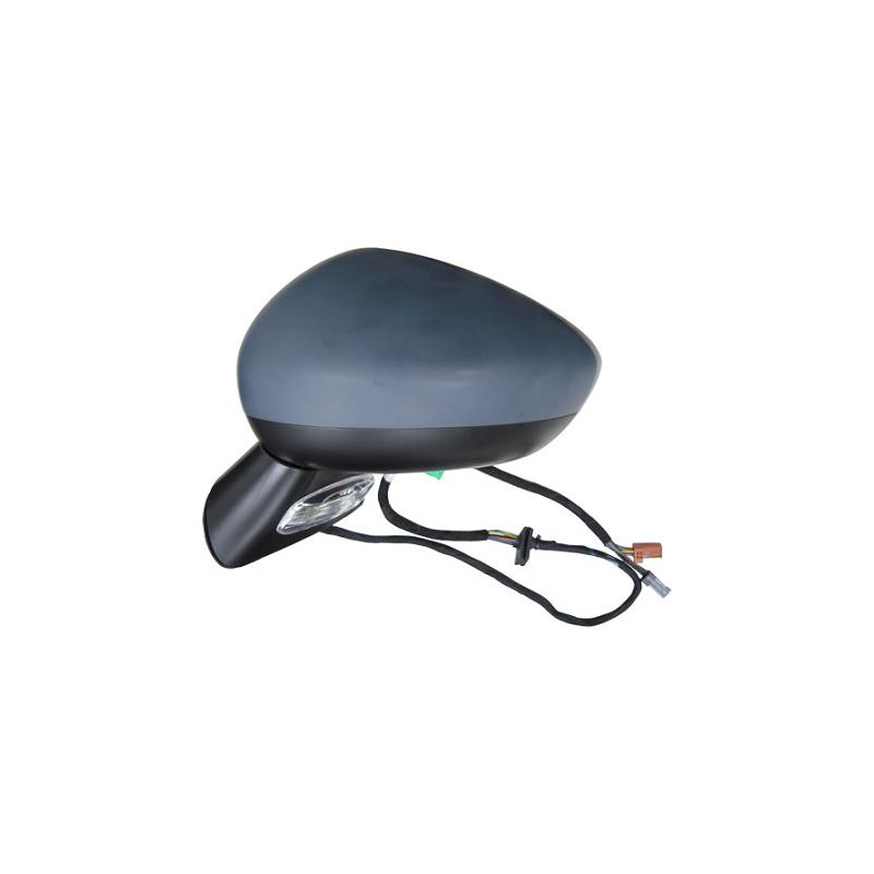 RETROVISORE ELETTRICO DESTRO 10 PIN CON PRIMER TERMICO VETRO CONVESSO CON FANALINO INTEGRATO CON SONDA CITROEN C4 NC 20112020