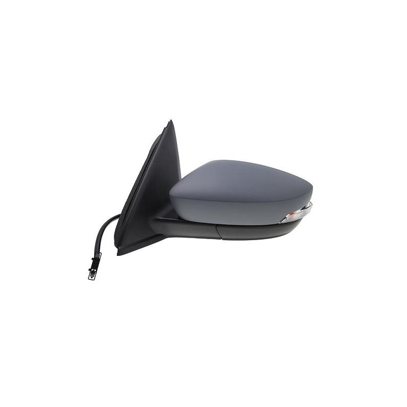 RETROVISORE ELETTRICO DESTRO 6 PIN CON PRIMER TERMICO VETRO CONVESSO CON FANALINO INTEGRATO SEAT TOLEDO KG3 201  SKODA FABIA NJ