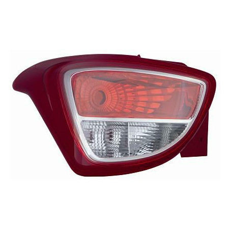 FANALE POSTERIORE SINISTRO SENZA PORTALAMPADA FONDO ROSSO HYUNDAI i10 II BAIA 20132016