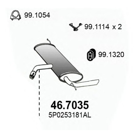 S P SEAT ALTEA LEON 19 TDI 1105