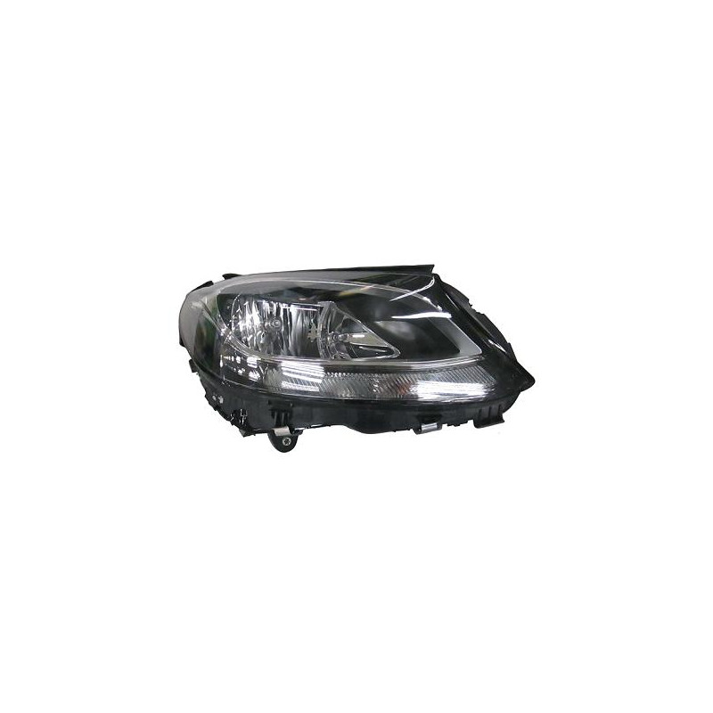 PROIETTORE DESTRO LED CON PARABOLA NERA CON MOTORE CON LUCE DIURNA LED MERCEDES-BENZ C CLASS COUPECABRIO W205 20152018, MERCEDE