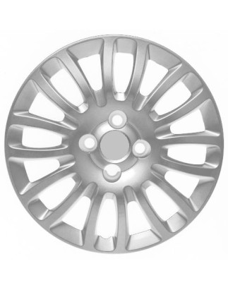 COPRICERCHIO 15 LOGO ROSSO SENZA LOGO COMPATIBILE CON FIAT GRANDE PUNTO 199 20052012 VERS 2007