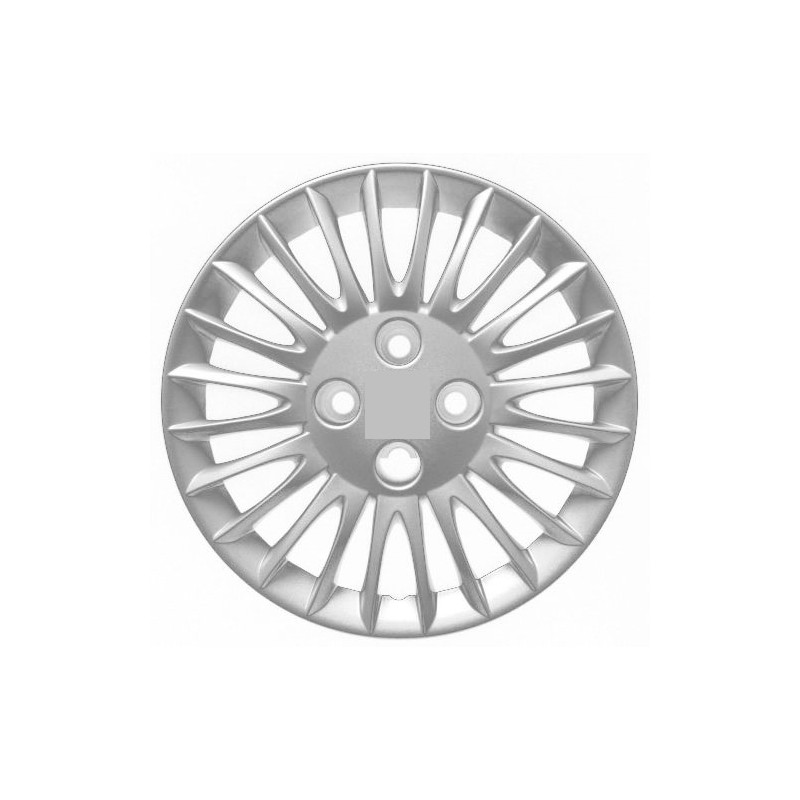 COPRICERCHIO 14 LOGO CROMATO SENZA LOGO COMPATIBILE CON LANCIA Y 843 20032011 VERS 2006