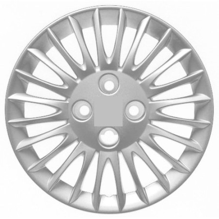 COPRICERCHIO 14 LOGO CROMATO SENZA LOGO COMPATIBILE CON LANCIA Y 843 20032011 VERS 2006