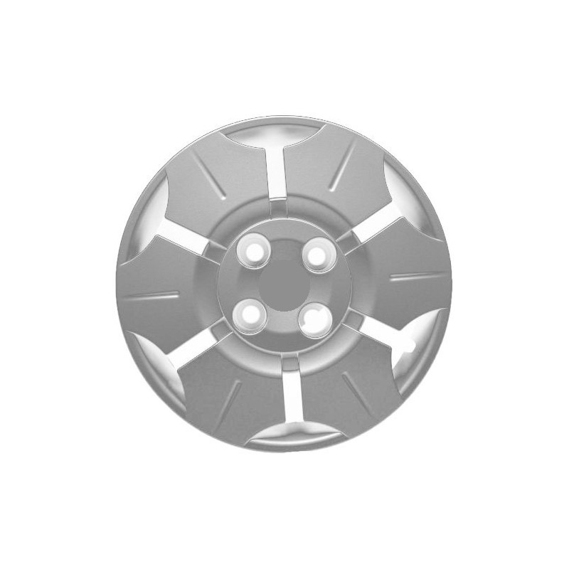 COPRICERCHIO 13 LOGO ROSSO SENZA LOGO COMPATIBILE CON FIAT PANDA 169 20032014