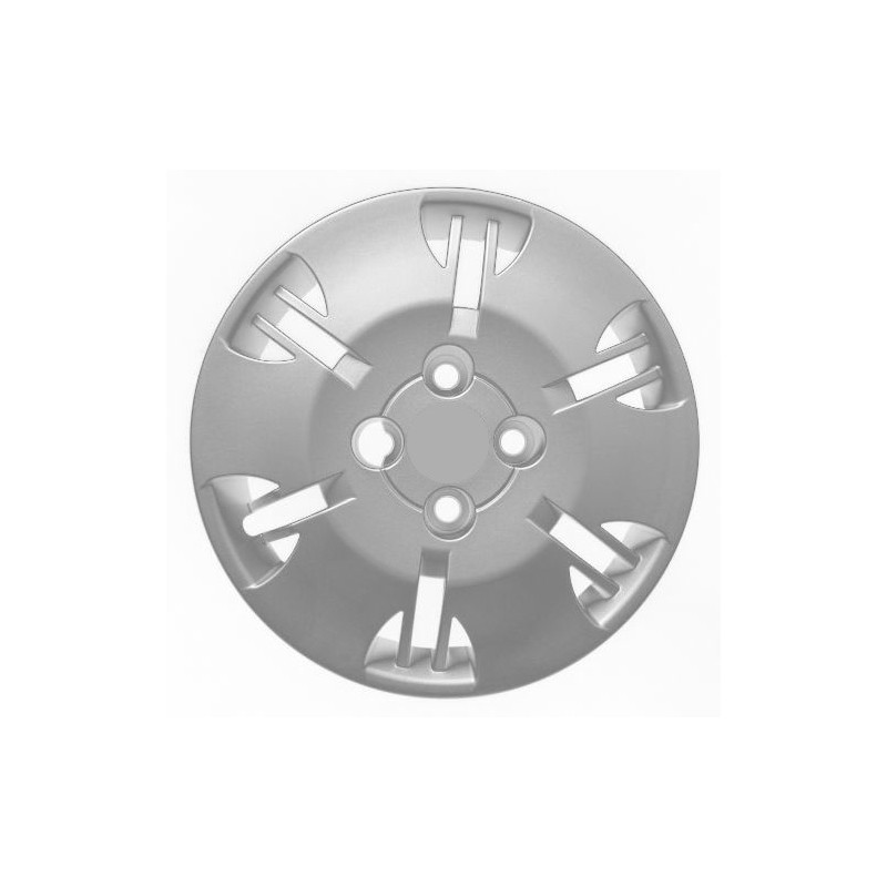 COPRICERCHIO 13 LOGO ROSSO SENZA LOGO COMPATIBILE CON FIAT PANDA 169 20032014