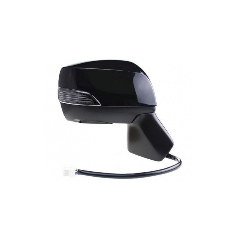 RETROVISORE ELETTRICO SINISTRO 9 PIN CON PRIMER TERMICO VETRO CONVESSO RICHIUDIBILE ELETTRICAMENTE CON FANALINO INTEGRATO SUBAR