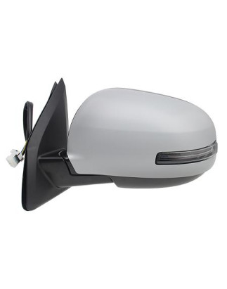 RETROVISORE ELETTRICO SINISTRO 9 PIN CON PRIMER TERMICO VETRO CONVESSO RICHIUDIBILE ELETTRICAMENTE CON FANALINO INTEGRATO MITSU