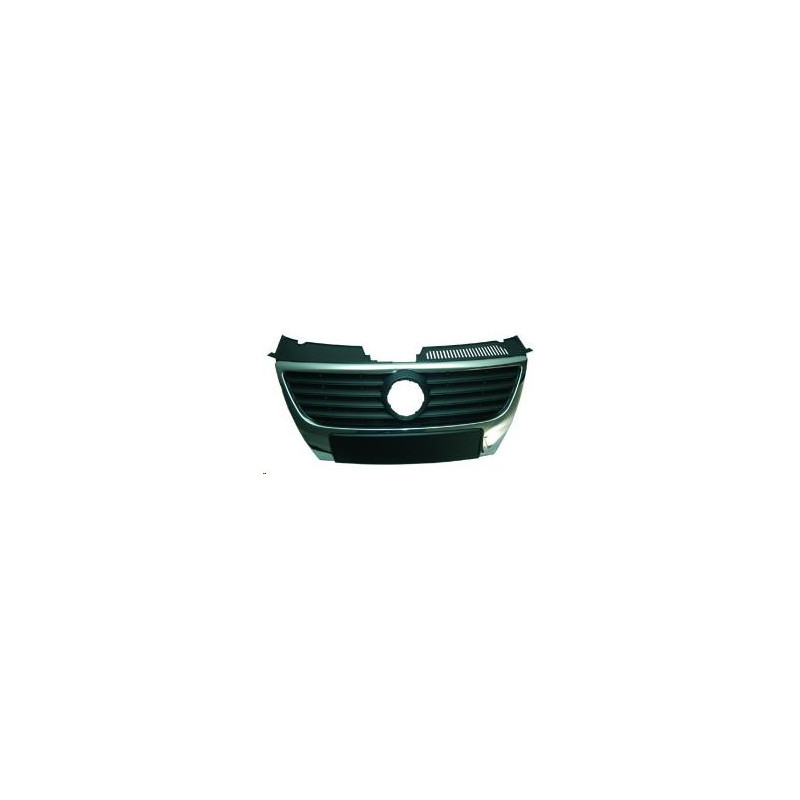 GRIGLIA NERA DIAM 13CM CON CORNICE CROMATA VOLKSWAGEN PASSAT 3C23C5 20052011