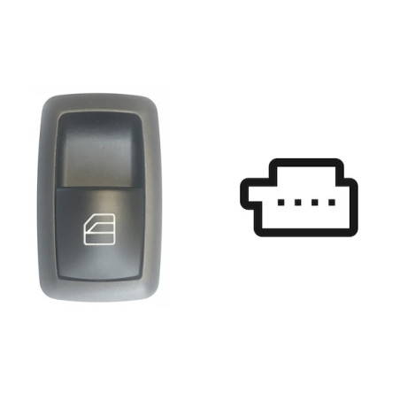 INTERRUTTORE ALZACRISTALLI PORTA ANTERIORE DESTRA PORTA POSTERIORE DESTRASINISTRA 4 PIN 1 INTERRUTTORE MERCEDES-BENZ A CLASS W1