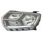 PROIETTORE SINISTRO LED H7,H1 CON LUCE DIURNA A LED CON PREDISPOSIZIONE REGOLAZIONE ELETTRICA DACIA DUSTER II HM 20172022