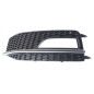 GRIGLIA PARAURTI ANTERIORE SINISTRA CON FENDINEBBIA CON MODANATURA CROMATA INTERNO NERO AUDI A4 8KH8K28K5 20112015