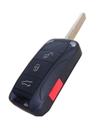GUSCIO CHIAVE 3+1 TASTI: TASTO APERTURA TASTO CHIUSURA TASTO PORTELLONE TASTO PANIC PORSCHE CAYENNE 9PA 20032010      , PORSCHE