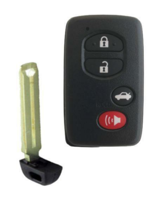 GUSCIO CHIAVE 3+1 TASTI: TASTO APERTURA TASTO CHIUSURA TASTO PORTELLONE TASTO PANIC TOYOTA LAND CRUISER J10 1998          , TOY