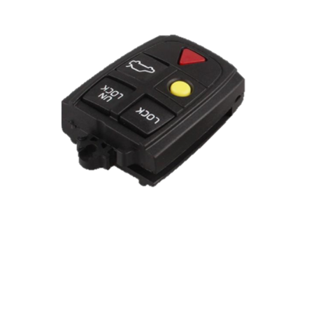 GUSCIO CHIAVE 4+1 TASTI: TASTO APERTURA TASTO CHIUSURA TASTO PORTELLONE TASTO PANIC TASTO ILLUMINAZIONE POSIZIONE VOLVO S60 384