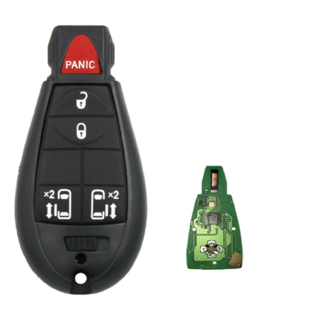 GUSCIO CHIAVE COMPLETO 5 TASTI: CON CHIP ID46 TIPO FREQUENZA: 433MHZ TASTO APERTURA TASTO CHIUSURA TASTO ANTIPANICO TASTO PORTE