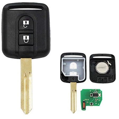 GUSCIO CHIAVE COMPLETO CON CHIP TIPO FREQUENZA: 433MHZ TASTO APERTURA TASTO CHIUSURA NISSAN CABSTAR F24MF24W 2007          , NI