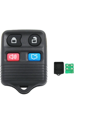 GUSCIO CHIAVE COMPLETO CON CHIP TIPO FREQUENZA: 315MHZ TASTO APERTURA TASTO CHIUSURA TASTO PORTELLONE TASTO ANTIPANICO FORD TRA