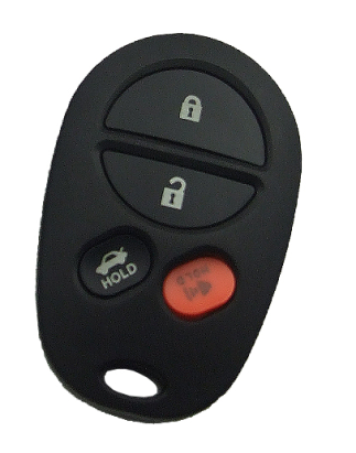 GUSCIO CHIAVE 3+1 TASTI: TASTO APERTURA TASTO CHIUSURA TASTO PORTELLONE TASTO PANIC TOYOTA TACOMA 20012006