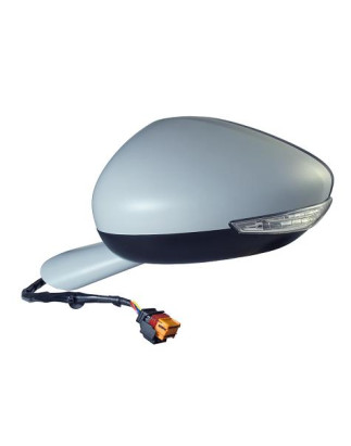 RETROVISORE ELETTRICO SINISTRO 6 PIN CON PRIMER TERMICO VETRO CONVESSO CON FANALINO INTEGRATO PEUGEOT 508 I 8D 20112015, PEUGEO