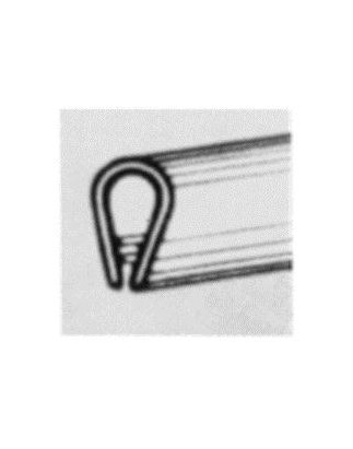 ROTOLO SALVAPORTA NERO AD INCASTRO CON ADESIVO ROTOLO DA 50 MT