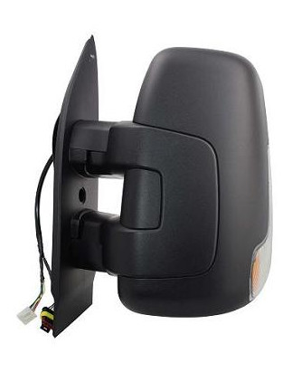RETROVISORE ELETTRICO DESTRO BRACCIO CORTO 7 PIN TERMICO VETRO CONVESSO CON FANALINO INTEGRATO BIANCO IVECO DAILY 20142019, IVE