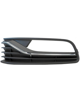 GRIGLIA PARAURTI ANTERIORE SINISTRA MODELLO COMFORT LINE CON FENDINEBBIA CON MODANATURA CROMATA VOLKSWAGEN POLO 6C1 20142017