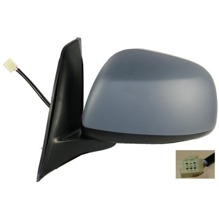 RETROVISORE ELETTRICO DESTRO 5 PIN CON PRIMER TERMICO VETRO CONVESSO FIAT SEDICI 189 2007, SUZUKI SX4 GYRW 20072013