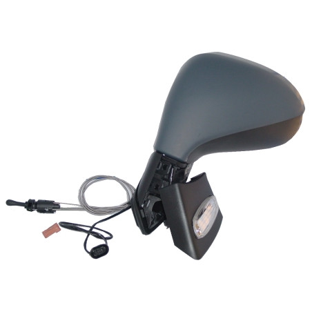 RETROVISORE MECCANICO DESTRO CON PRIMER VETRO CONVESSO CON FANALINO INTEGRATO CON SONDA PEUGEOT 207 WDWAWC 20062014