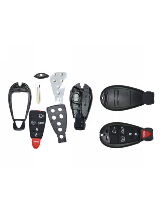 GUSCIO CHIAVE NERO 5+1 TASTI:  TASTO APERTURA TASTO CHIUSURA TASTO PORTELLONE TASTO PANIC LAMA DI EMERGENZA Y160 DODGE CALIBER 