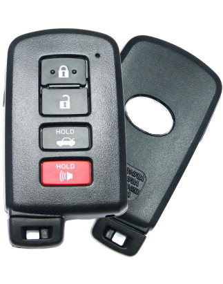 GUSCIO CHIAVE 3+1 TASTI: SALLOGGIO BATTERIA IN PLASTICA TASTO APERTURA TASTO CHIUSURA TASTO PORTELLONE TASTO PANIC TOYOTA COROL