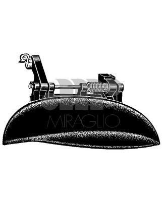 MANIGLIA ESTERNA POSTERIORE DESTRO HYUNDAI ATOS MX 19972000      , HYUNDAI ATOS PRIME MX 20032007      , HYUNDAI ATOS PRIME MX 