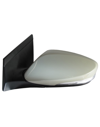 RETROVISORE ELETTRICO SINISTRO 10 PIN CON PRIMER TERMICO VETRO CONVESSO RICHIUDIBILE ELETTRICAMENTE CON FANALINO INTEGRATO LED 