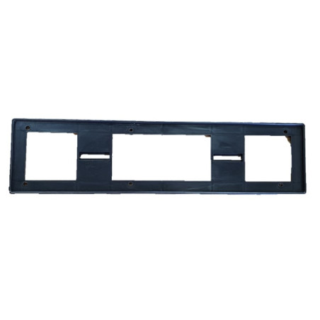 PORTATARGA POSTERIORE RETTANGOLARE PLASTICA