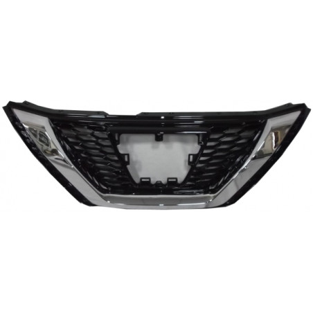 GRIGLIA RADIATORE NERA LUCIDA CON MODANATURA CROMATA NISSAN QASHQAI J11 20172021